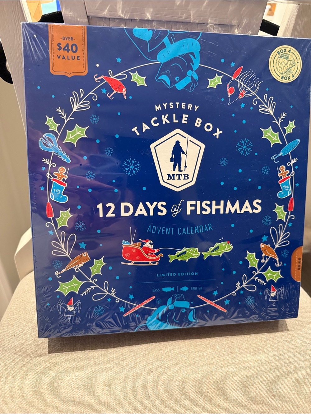 12 Days of Fishmas Advent Calendar - Blue